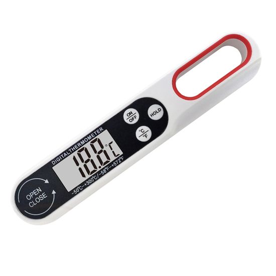 Електронний кухонний термометр | кулінарний щуп UChef B1008 зі складним зондом, Білий 7806 фото