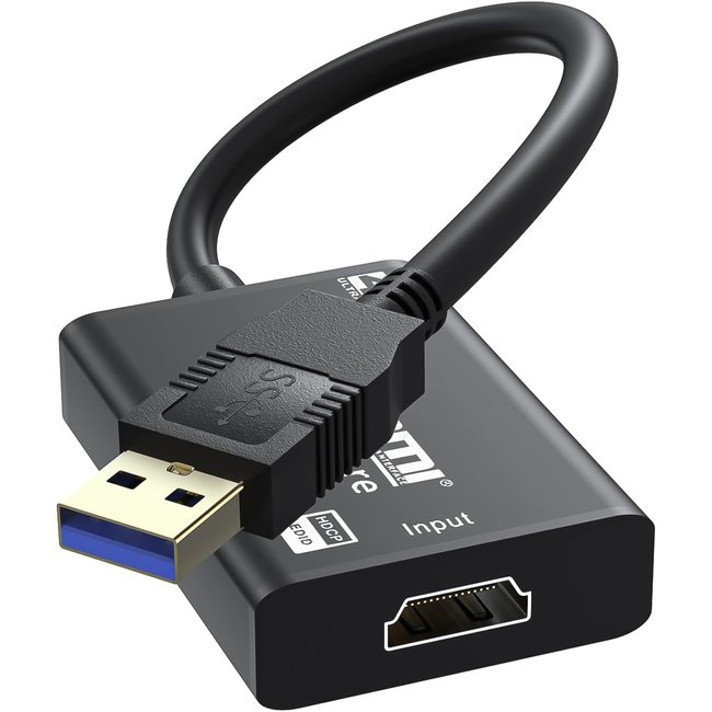 Внешняя карта видеозахвата HDMI - USB 3.0 Addap VCC-05, для стримов, записи экрана, для ноутбука, ПК 0311 фото