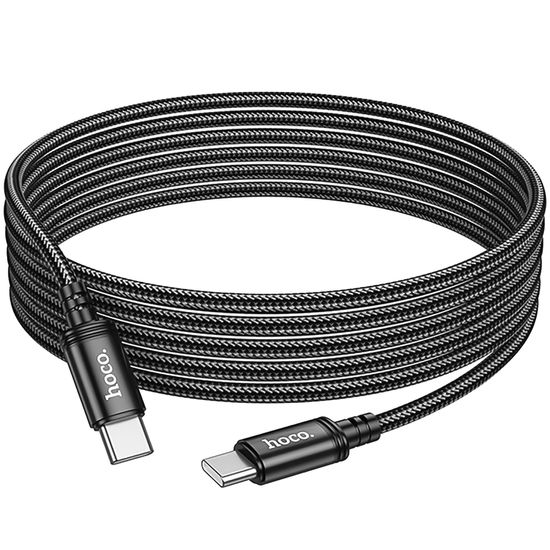 Плетеный кабель для быстрой зарядки и передачи данных с Type-C на Type-C Hoco X89, для ноутбука/смартфона/планшета, 60 Вт, 1м