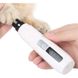Електричний гриндер для догляду за кігтями собак і кішок iPets NG9, білий 7329 фото 14