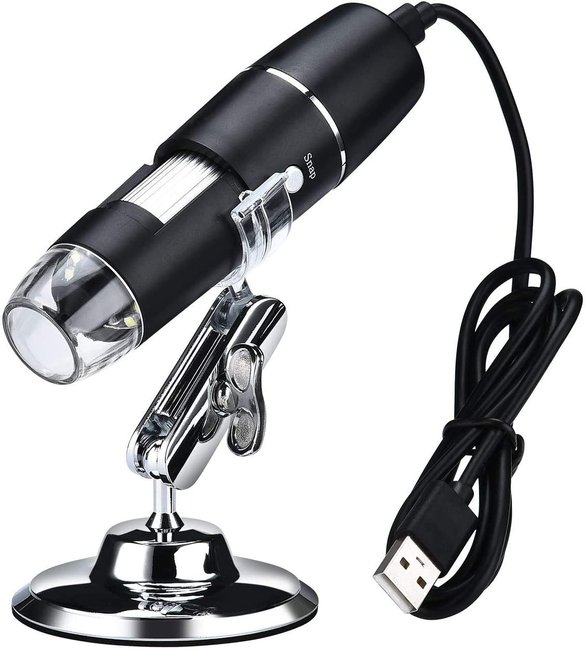 USB микроскоп электронный цифровой с увеличением 1600x DM-1600 3588 фото