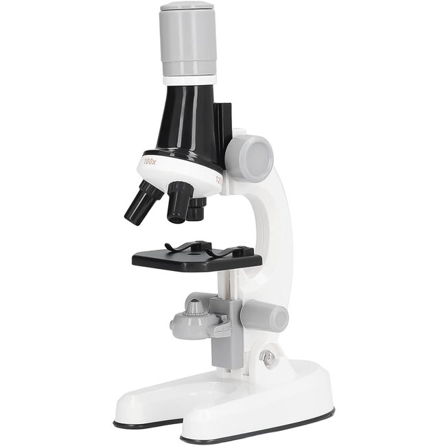 Детский микроскоп для ребенка с 1200х увеличением OEM 1012A-1 для научных исследований, Белый 1099 фото