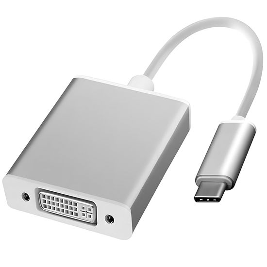 Адаптер, конвертер с Type-C на DVI для передачи видео Addap UC2DVI-01, переходник для ноутбука, проектора, телевизора, FullHD 1080P