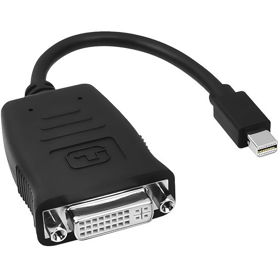 Адаптер, конвертер відеосигналу з Mini DisplayPort на DVI Addap MDP2DVI-01, перехідник для ноутбука, проектора, телевізора, FullHD 1080P