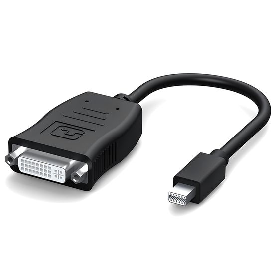 Адаптер, конвертер видеосигнала с Mini DisplayPort на DVI Addap MDP2DVI-01, переходник для ноутбука, проектора, телевизора, FullHD 1080P
