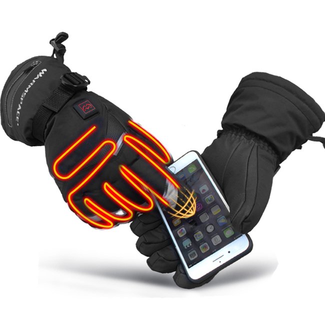 Зимние лыжные перчатки с сенсорным покрытием uWarm GA680A, с двухсторонним подогревом , 3600mAh, до 6 часов, размер M 7638 фото