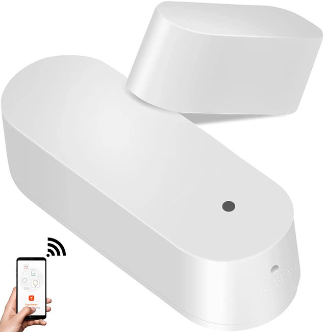 Беспроводной WiFi датчик открытия с встроенным сенсором освещения USmart DAS-02w, поддержка Tuya, Android & iOS 0132 фото