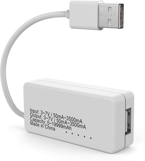 УЦІНКА! USB тестер ємності, usb вольтметр амперметр Hesai KCX-017 (засвіти на екрані) 8004 фото