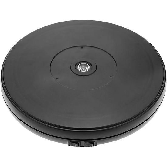 Автоматичний поворотний стіл Heonyirry C250, для предметної зйомки 3D з підсвічуванням, діаметр 25 см, черный 7258 фото