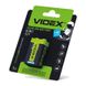 Лужна (алкалінова) батарейка Videx 6LR61 / 9V Крона 2030 фото 1
