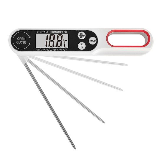 Електронний кухонний термометр | кулінарний щуп UChef B1008 зі складним зондом, Білий 7806 фото