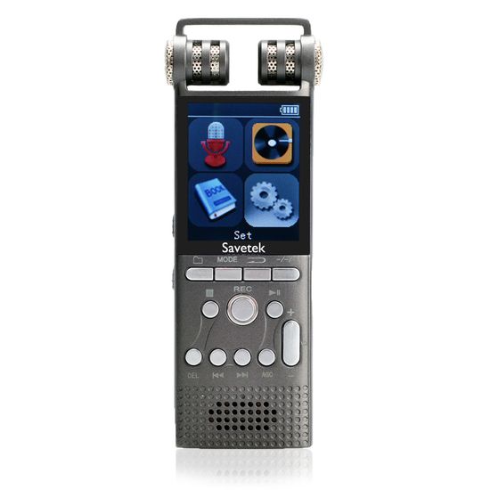Профессиональный цифровой диктофон Savetek GS-R06, стерео, 32 Гб + поддержка SD карт 6381 фото