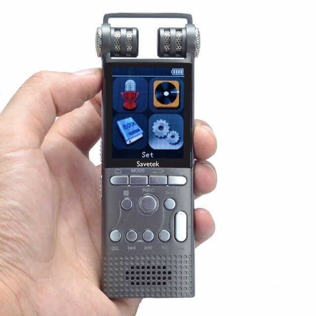 Професійний цифровий диктофон Savetek GS-R06, стерео, 32 Гб + підтримка SD карт 6381 фото