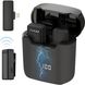Бездротовий Lightning петличний мікрофон із зарядним кейсом Savetek P32, для Apple iPhone, iPad, до 20 м 0262 фото 1