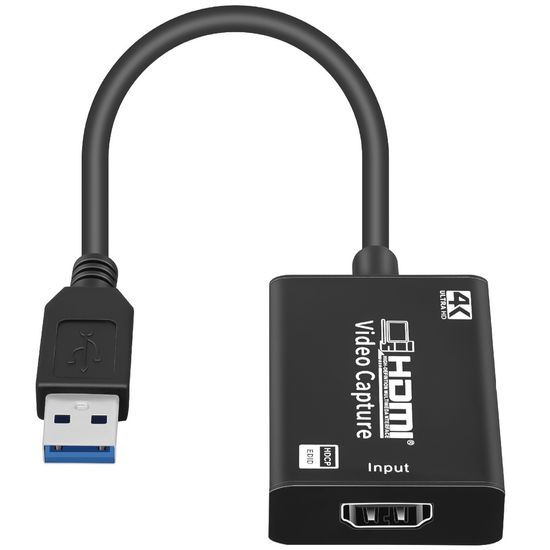 Зовнішня карта відеозахоплення HDMI - USB 3.0 Addap VCC-05, для стрімів, запису екрану, для ноутбука, ПК 0311 фото