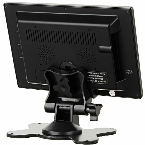 Автомобильный монитор 9" дюймов Podofo N2012, для камер заднего вида, для ПК, 12-24V 0225 фото