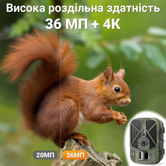 Фотопастка, мисливська WiFi камера Suntek WiFi940Pro | 4K, 36Мп, з додатком iOS / Android 0184 фото