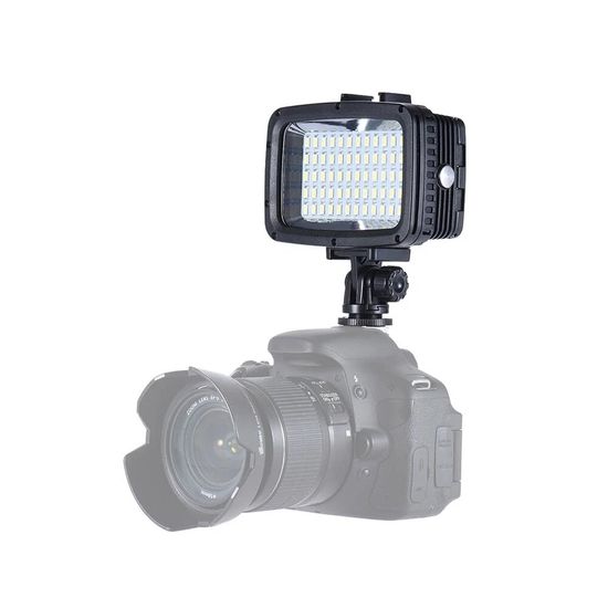 Світлодіодне накамерне світло для фотоапарата, телефона Andoer SL-101 | Вологозахищена LED лампа для GoPro 7559 фото