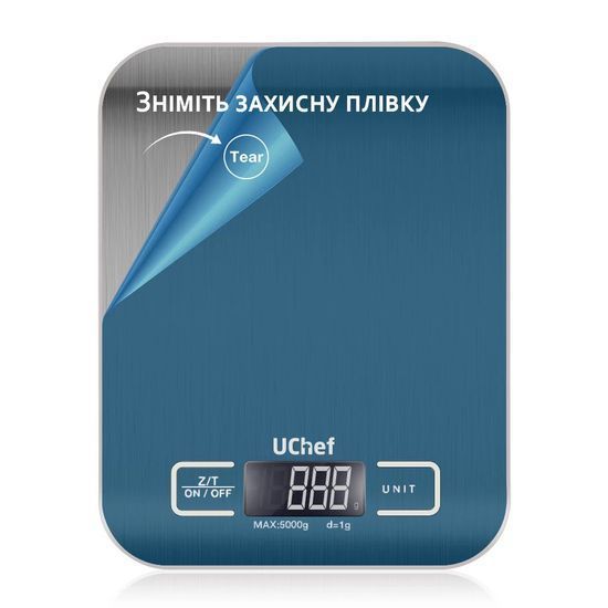 Электронные кухонные весы с металлической платформой UChef SF-2012 до 10 кг 1166 фото