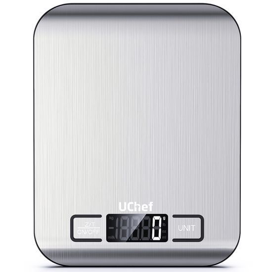Электронные кухонные весы с металлической платформой UChef SF-2012 до 10 кг 1166 фото