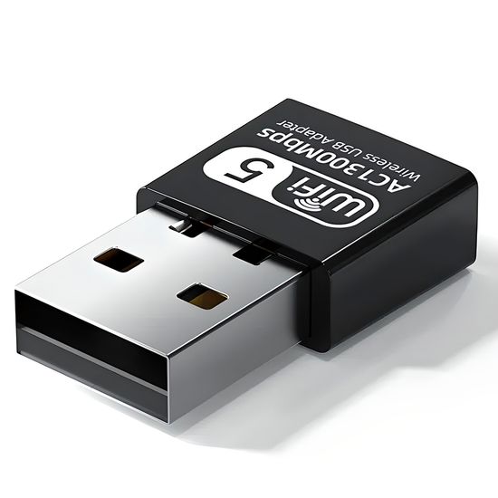 Швидкісний мережевий USB WiFi адаптер Addap UWA-06, дводіапазонний 2.4 ГГц + 5 ГГц, бездротовий приймач, 1300 Мбіт/с 0312 фото