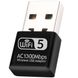 Швидкісний мережевий USB WiFi адаптер Addap UWA-06, дводіапазонний 2.4 ГГц + 5 ГГц, бездротовий приймач, 1300 Мбіт/с 0312 фото 1
