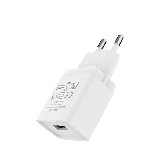 МЗП / USB зарядка - блок живлення Borofone BA19A, 5V, 1.0A, Білий 0012 фото