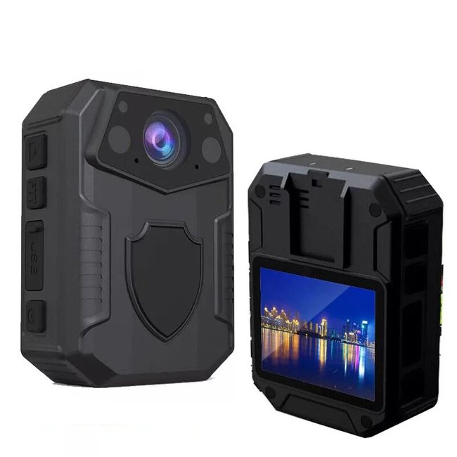 Поліцейський відеореєстратор Boblov WZ2, боді камера, 64ГБ, IP66, 4К, з потужним акумулятором 7183 фото