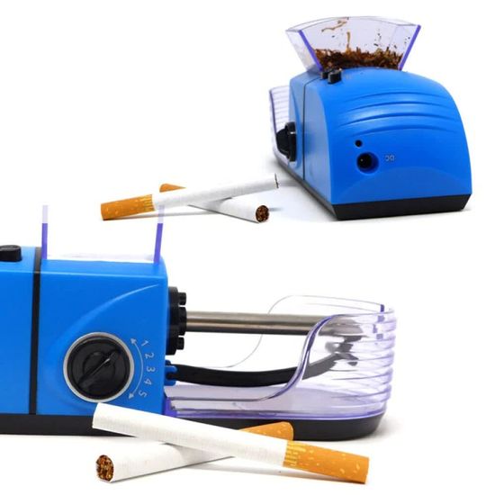 Електрична машинка для набивання сигарет Lida LD-2015, з реверсом, синя 7513 фото