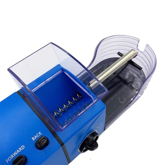 Електрична машинка для набивання сигарет Lida LD-2015, з реверсом, синя 7513 фото