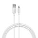 USB - Lightning кабель для iPhone Borofone BX14, 2.4A, Білий, 1m 0013 фото 4