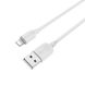 USB - Lightning кабель для iPhone Borofone BX14, 2.4A, Белый, 1m 0013 фото 6