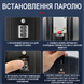 Портативний пляжний сейф Usafe BLB-01, міні-сейф для речей з кодовим замком, вологозахищений, чорний 1297 фото 5