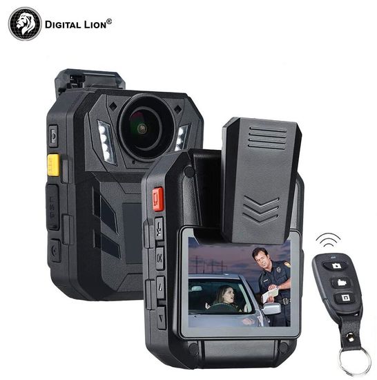 Профессиональный полицейский видеорегистратор Digital Lion WA7-D, с пульом управления, нагрудная боди камера , 4000mAh, противоударный, IP67, 170° 7184 фото