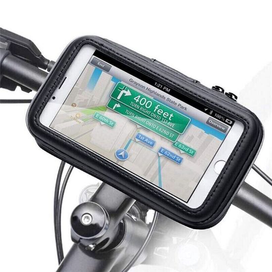 Універсальний тримач для телефону на велосипед або мотоцикл Addap BPH-01, розмір L, для діагоналі 5,5"-6,3" 7150 фото