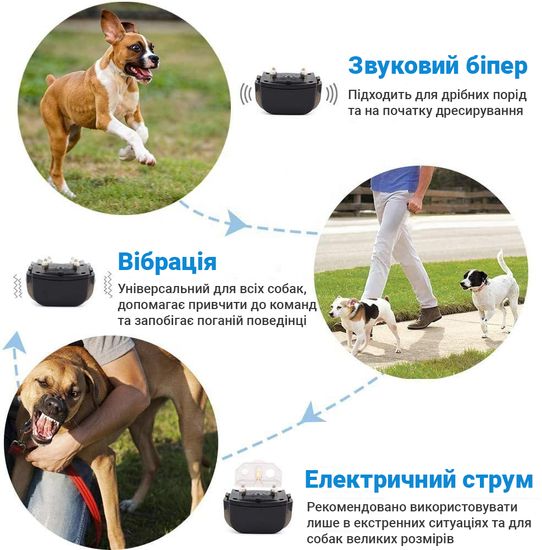 Електронний ошийник для дресирування собак Petrainer PET998DR, з 1-м нашийником, перезаряджуваний 6835 фото