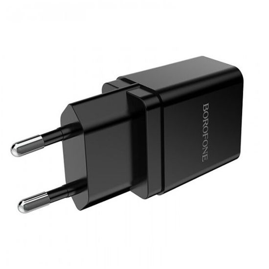 Зарядное устройство СЗУ + Кабель micro USB Borofone BA19A, 5V, 1.0A, Black 2341 фото