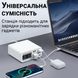 Багатопортовий зарядний пристрій з дисплеєм для швидкої зарядки 6 пристроїв Addap MCS-896C, 4×USB QC3.0 та 2×Type-C PD, 72W 1128 фото 9