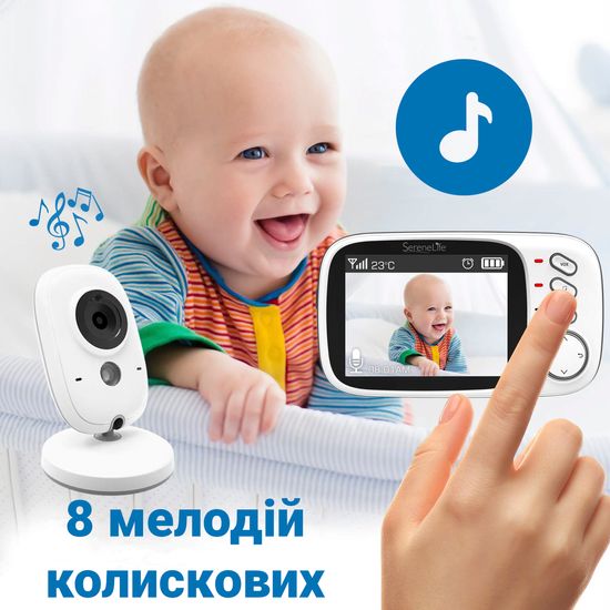 Видеоняня с обратной связью беспроводная Baby Monitor VB603, HD720P, 3,2" 3661 фото