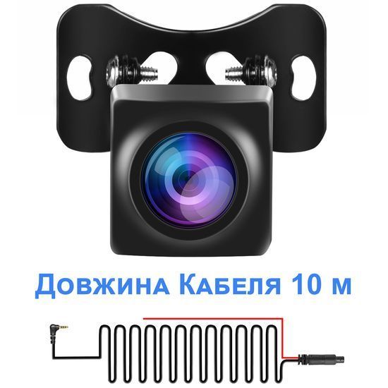 Камера заднего вида для автомобиля Podofo Y3187G6 | автомобильная парковочная камера, AV IN, 4-pin micro jack (2,5 мм TRRS), 10м 1342 фото