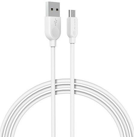 USB - Micro USB кабель для смартфона Borofone BX14, 2.4A, Білий, 2m 0017 фото
