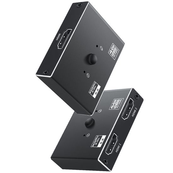 4K Bi-Direction HDMI переключатель/разветвитель на 2 канала Addap HVS-04 | Двухсторонний HDMI Свитч 2в1 1095 фото