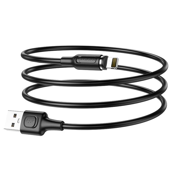Магнитный зарядный кабель для iPhone/iPad/iPod с USB на Lightning порт Borofone BX41, 2.4A, 1 м 0319 фото