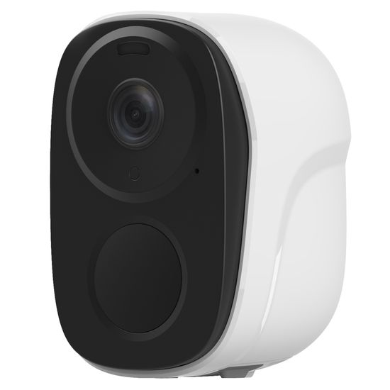 Бездротова акумуляторна WiFi камера відеоспостереження Camsoy F3, з датчиком руху, 1080P, White 0059 фото