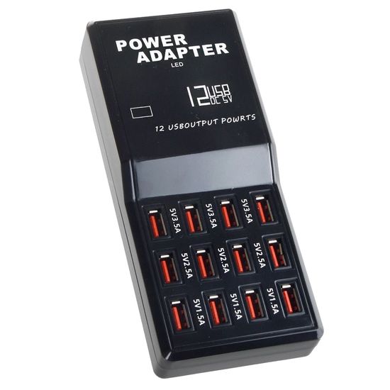Мультизарядний пристрій Addap WLX-858, мзп на 12 USB портів, 60W 7381 фото