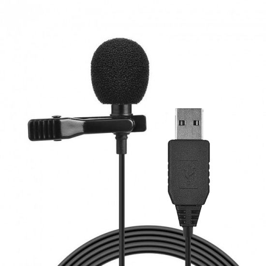 Качественный петличный микрофон Andoer EY-510 USB, петличка для ноутбука, компьютера, пк 7473 фото