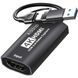 2в1 зовнішня карта відеозахоплення з HDMI на Type-C та USB-A інтерфейси Addap VCC-06, для запису, стримінгу та оцифрування відео, 4K 1096 фото 1