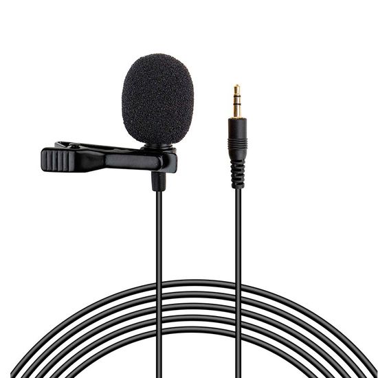Петличный микрофон с клипсой Savetek M1, 3 pin, для записи с диктофонов и компьютеров 7262 фото