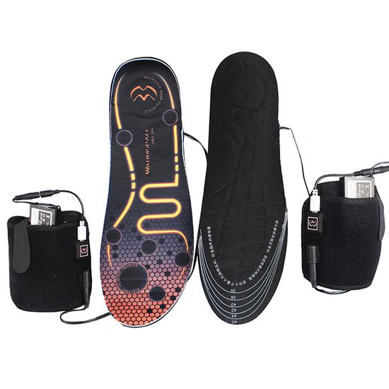 Электронные стельки для обуви с регулируемым подогревом uWarm SE338LB, с 4 типами питания, дышащие, размер 36-46 7646 фото