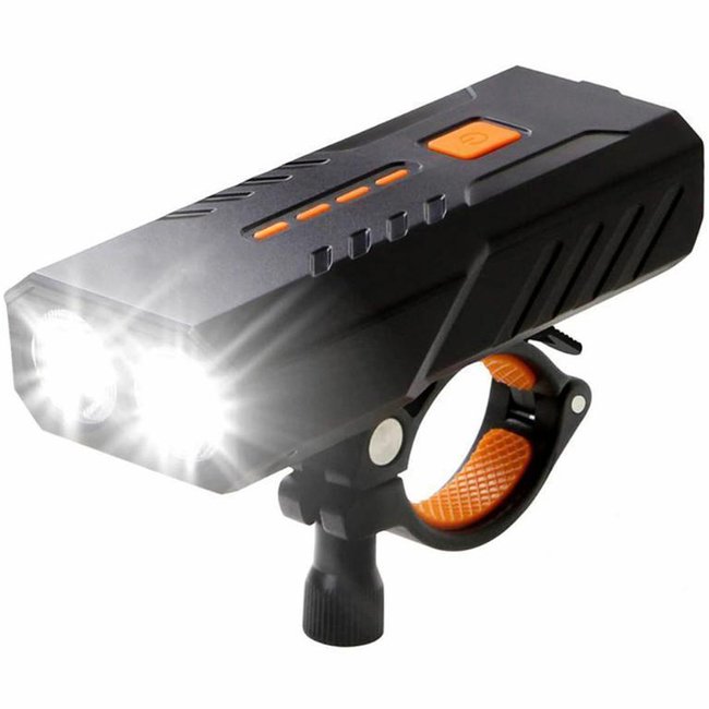 Велосипедний ліхтар із функцією Powerbank Bike Light BC25 Pro | передня фара з кріпленням на кермо 0046 фото